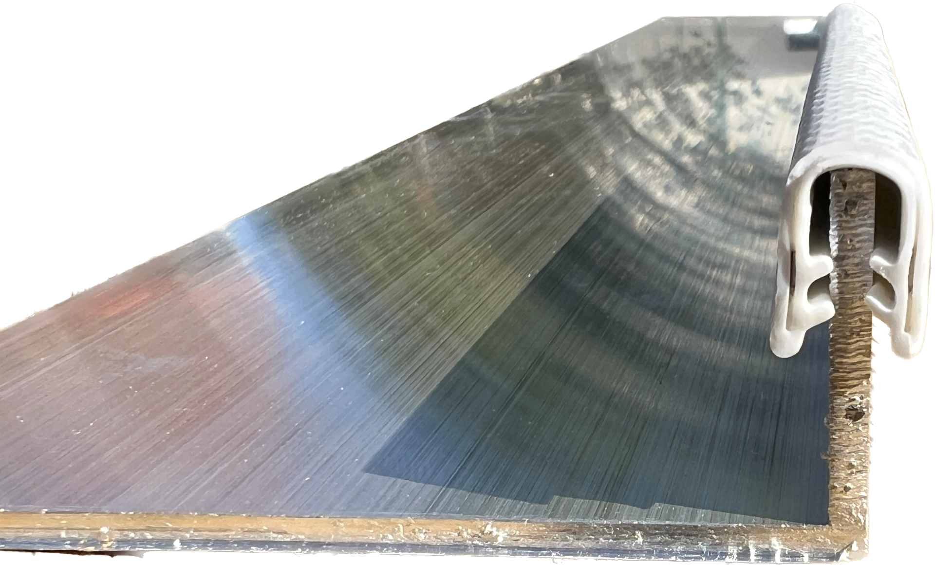 Sharp edge protection 10 m/pack 2-8 mm Sheet metal edge protection with ...